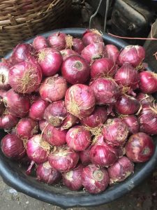 Buying onions in Nigeria